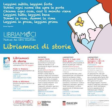 Libriamoci di storie: laboratori e incontri per il festival del libro illustrato di Macerata