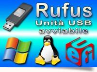 Rufus crea facile unità USB avviabili UEFI