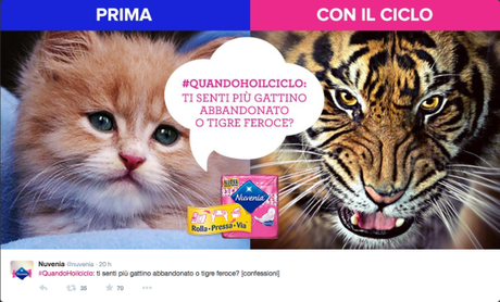 Nuvenia #quandohoilciclo Tigre Gatto