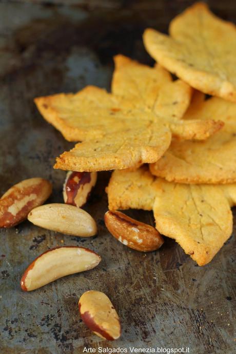 Biscotti alle noci brasiliane Biscoito amanteigado de castanha-do-pará