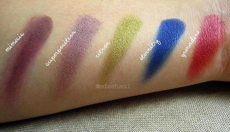 NABLA COSMETICS GENESIS COLLECTION | SWATCHES AND COMPARISON