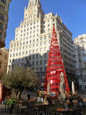 albero di natale plaza de españa