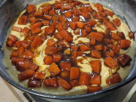 Torta speziata alla zucca caramellata