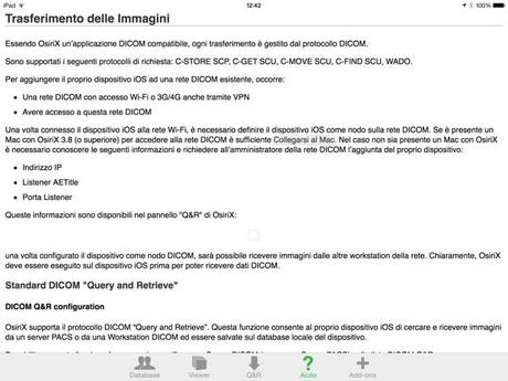 OsiriX HD DICOM PACS Viewer iPhone iPad recensione Mobimed 5