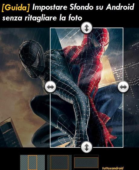 [Guida] Impostare la foto di sfondo a schermo intero su Android senza ritagliare