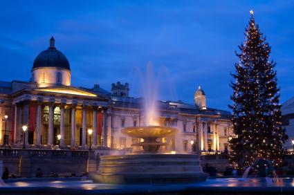 Bloggerlab: Look per le festività trafalgar square in christmas with christmas tree display