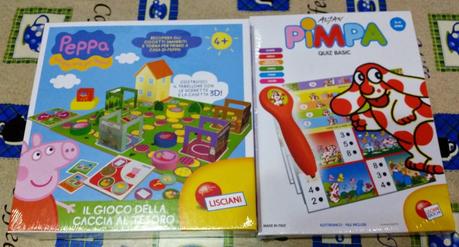 Pimpa quiz basic e Peppa Pig gioco della caccia a Tesoro by Lisciani