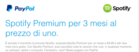 Spotify Premium per tre mesi al prezzo di uno grazie a Paypal IMG_0334