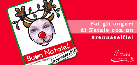 Auguri di Natale con un renna #selfie!