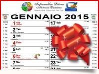 Calendario 2015 free stampabile e personalizzabile