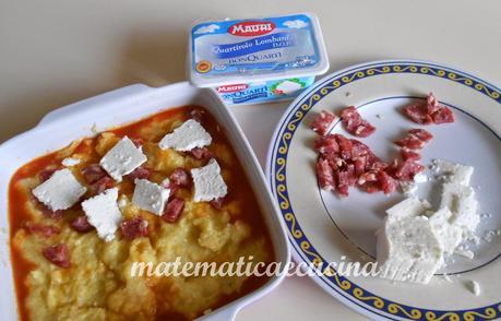 Polenta con Quartirolo e Salame Polenta con Quartirolo e Salame