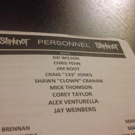 lista nomi band slipknot 2014