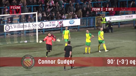 (VIDEO)Crazy own goal at 90°+3 in FC United v Barwell FA Trophy Replay match