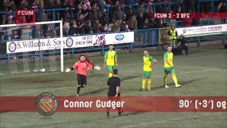 (VIDEO)Crazy own goal at 90°+3 in FC United v Barwell FA Trophy Replay match (VIDEO)Crazy own goal at 90°+3 in FC United v Barwell FA Trophy Replay match