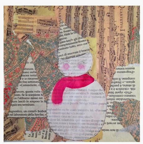 Come fare un quadro con la tecnica mixed media- Tutorial di Rosa e Turchese Come fare un quadro con la tecnica mixed media- Tutorial di Rosa e Turchese