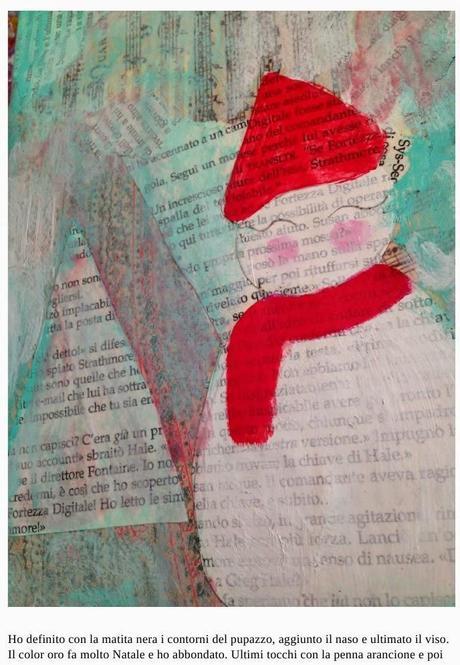Come fare un quadro con la tecnica mixed media- Tutorial di Rosa e Turchese Come fare un quadro con la tecnica mixed media- Tutorial di Rosa e Turchese