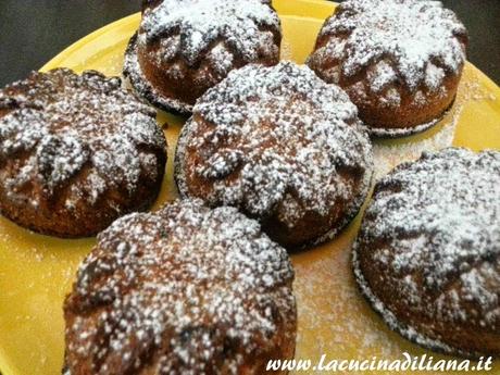 Tortine con crusca d'avena e Mirtilli