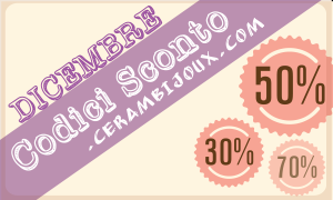 #codicisconto – Prima settimana di Dicembre CODSCONTO