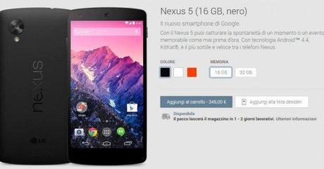 Nexus 5 PlaY Store