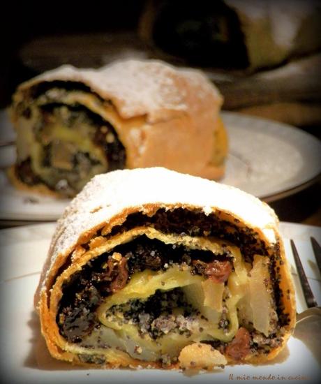 STRUDEL di pere e SEMI di PAPAVERO