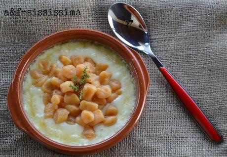 gnocchi di carote con formaggio