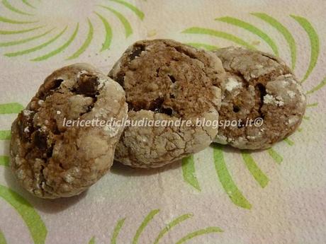 Biscotti integrali con zucca, cacao e uvetta
