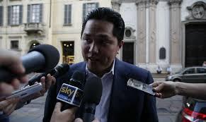 Esclusiva, Thohir: ” abbiamo scelto Mancini perchè può farci fare il salto di qualità, non sono uno a cui piace cambiare allenatore, ma era necessario”.