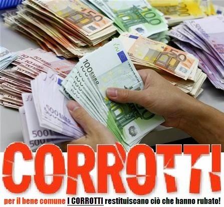 Italiani finalmente primi, ma in corruzione!