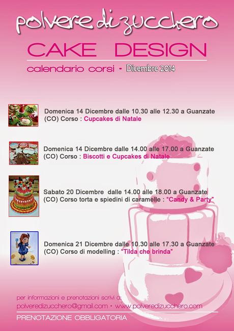 Corsi di cake design: dicembre e nuovi corsi per torte di caramelle