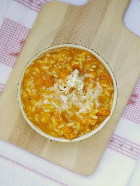 Risotto filante alla zucca e toma piemontese DOP