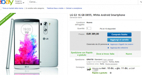 LG G3 16 GB D855  White Android Smartphone   eBay