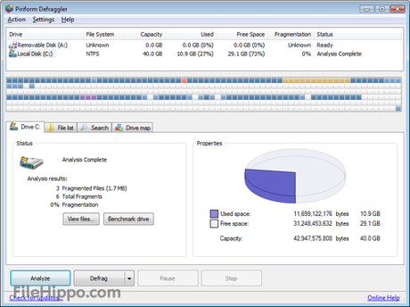 Defraggler: Software per la Deframmentazione del disco rigido