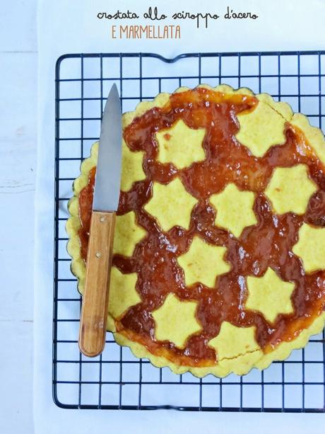 Crostata stellata allo sciroppo d'acero