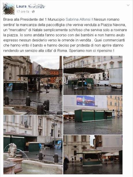 Attenzione: Piazza Navona a rischio suk in extremis. Gli ambulanti scrivono una lettera di minacce e fanno pressioni sul sindaco