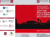 Roma. CONVEGNO NAZIONALE GRANDE GUERRA SLSI MIBACT UNIVERSITÀ