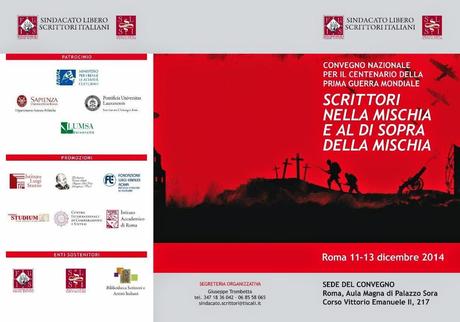 Roma. CONVEGNO NAZIONALE  GRANDE GUERRA SLSI MIBACT UNIVERSITÀ