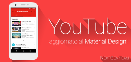 YouTube, ecco il Material Design: download APK