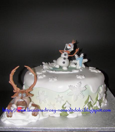 Torta Frozen (Olaf e Sven)