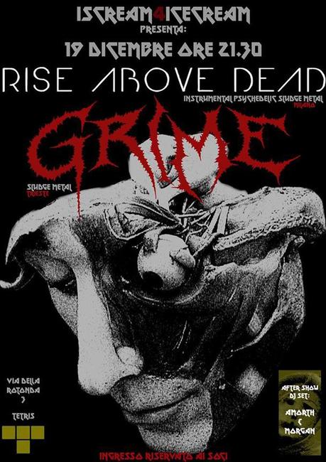Venerdì 19 Grime e Rise Above Dead a Trieste