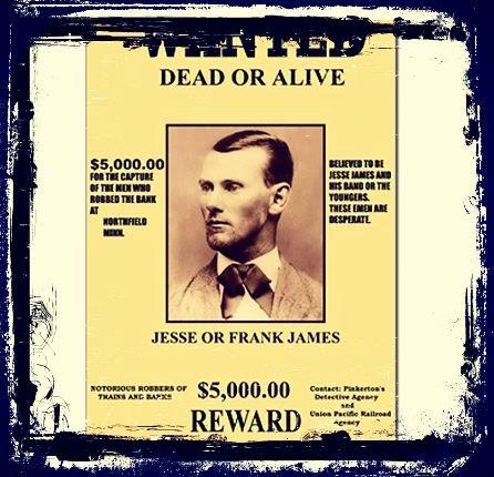 7 Dicembre: Jesse James