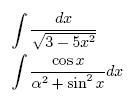 [¯|¯] Esercizi riepilogo sugli integrali