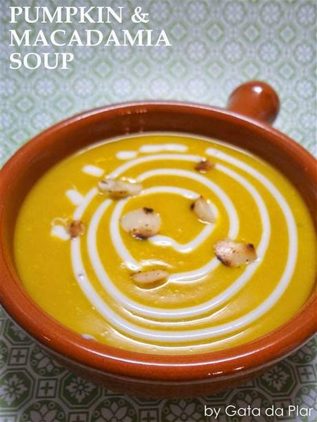 PUMPKIN AND MACADAMIA SOUP