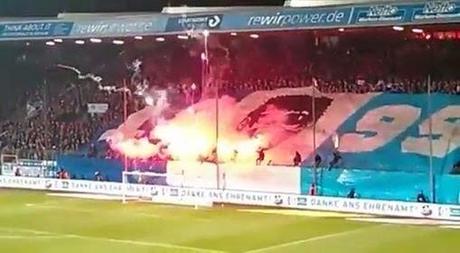 (VIDEO)Bochun fans show vs-St.Pauli 05.12.2014