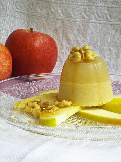 Panna cotta (magica) allo zenzero con sciroppo di noci