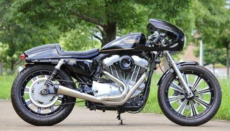 Harley Sportster 883 Cafè Racer by Motor Garage Goods