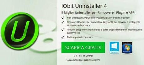 IObit Uninstaller 4: disinstallazione definitiva e facile con un solo clic