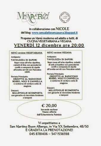 Un MENU' fatto da me al NeoBistro' Maperò