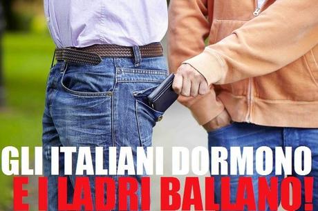 Un popolo di scemi: gli italiani dormono e i ladri ballano!