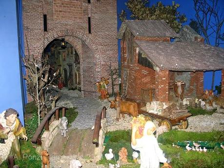 Il presepe nell'abazzia di San Benedetto in Priorato