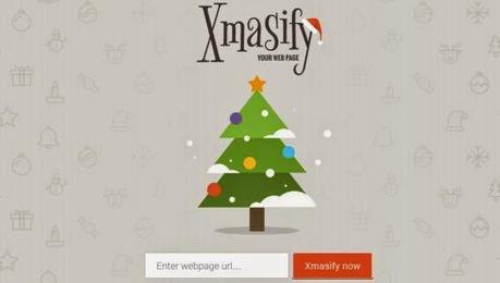 Xmasify: dai un look natalizio a qualsiasi pagina web